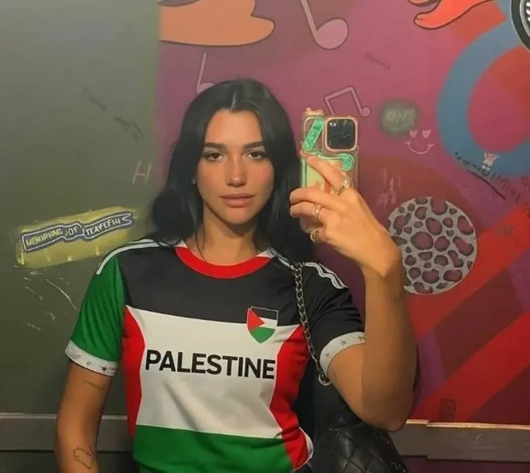 Dua Lipa Gazze'deki Soykırıma Sessiz Kalmadı2