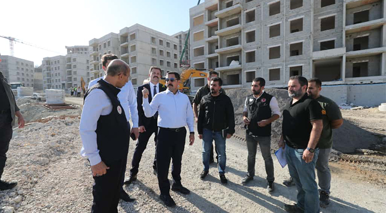 Hatay Antakya'da Afet Konutlarının Yapımı Sürüyor