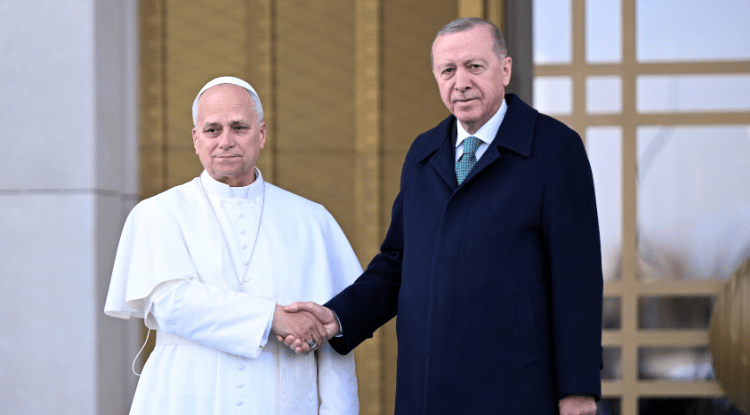 Cumhurbaşkanı Erdoğan, Papa 14. Leo'yu resmi törenle karşıladı2