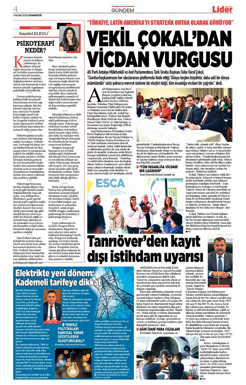 1 K A S I M 2025 L İ D E R G A Z E T E A N T A L Y A 4