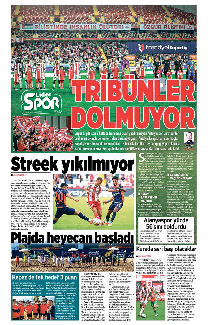 1 K A S I M 2025 L İ D E R G A Z E T E A N T A L Y A 8