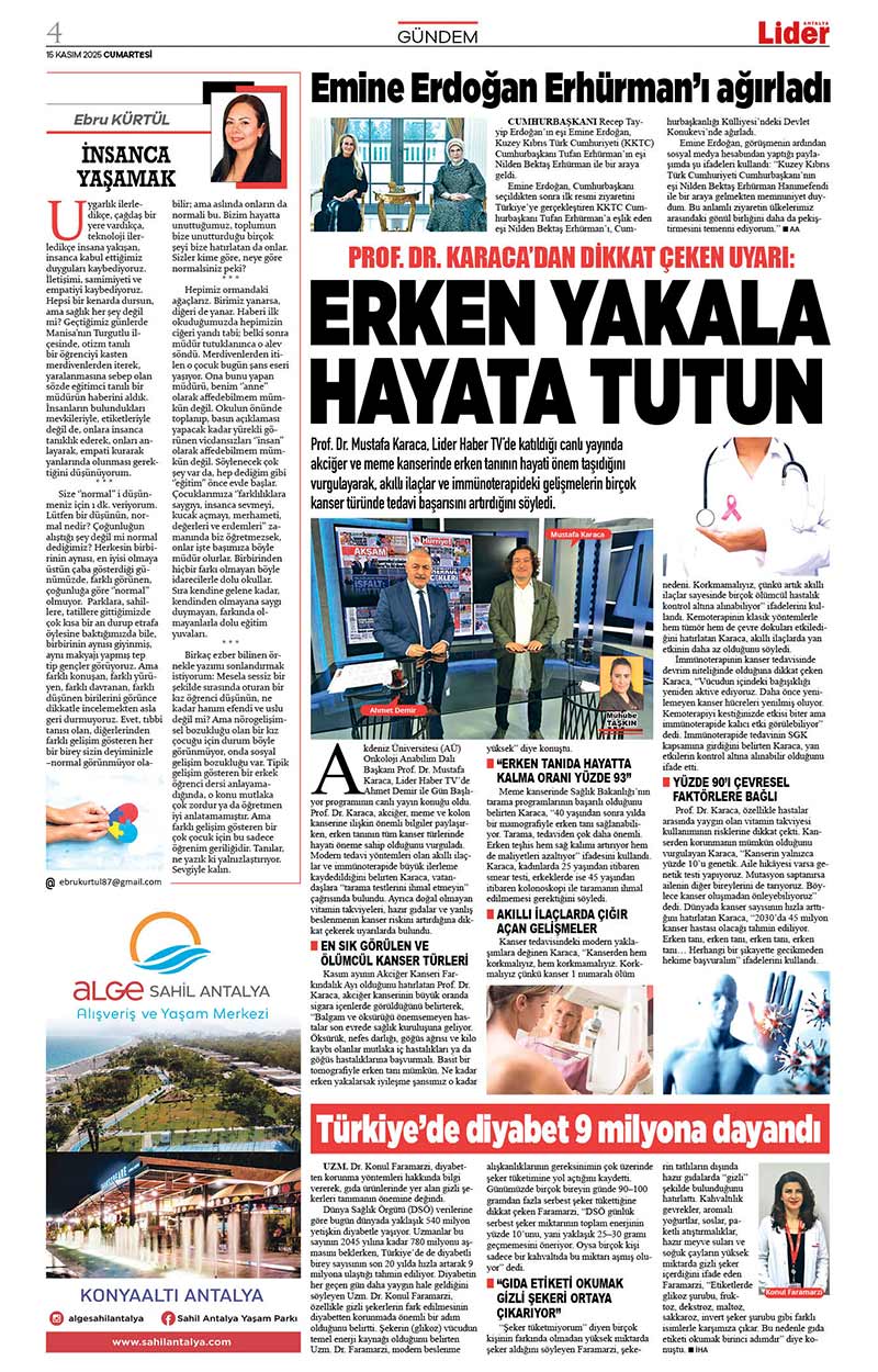 15 K A S I M 2025 L İ D E R G A Z E T E A N T A L Y A 4