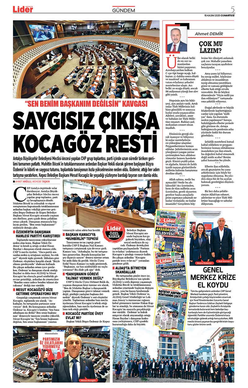 15 K A S I M 2025 L İ D E R G A Z E T E A N T A L Y A 5