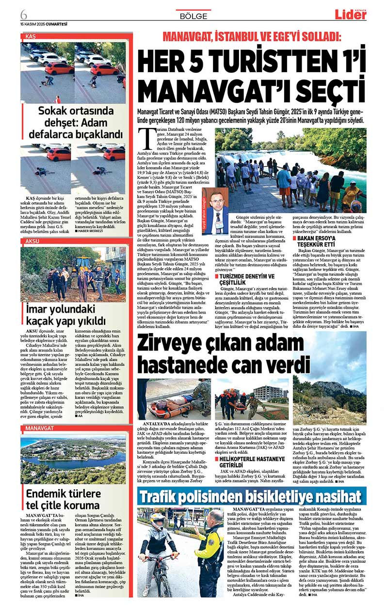 15 K A S I M 2025 L İ D E R G A Z E T E A N T A L Y A 6