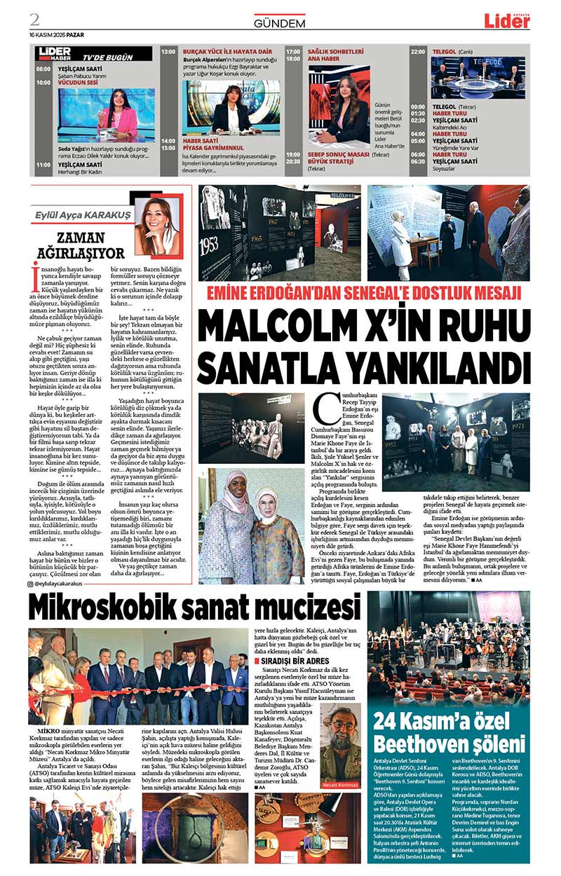 16 K A S I M 2025 L İ D E R G A Z E T E A N T A L Y A 2