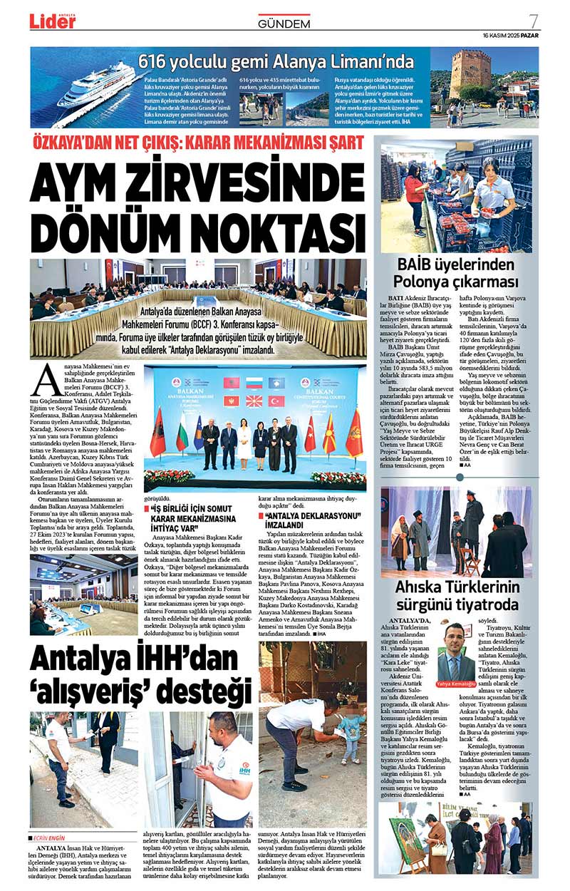 16 K A S I M 2025 L İ D E R G A Z E T E A N T A L Y A 7