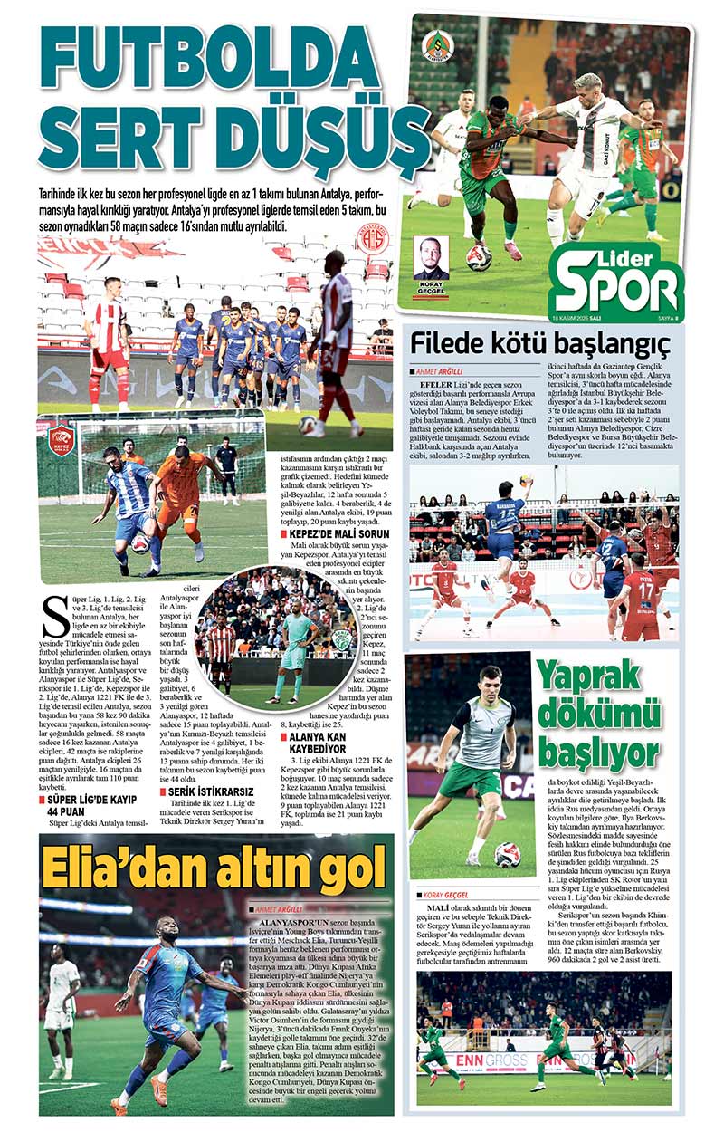 18 K A S I M 2025 L İ D E R G A Z E T E A N T A L Y A 8