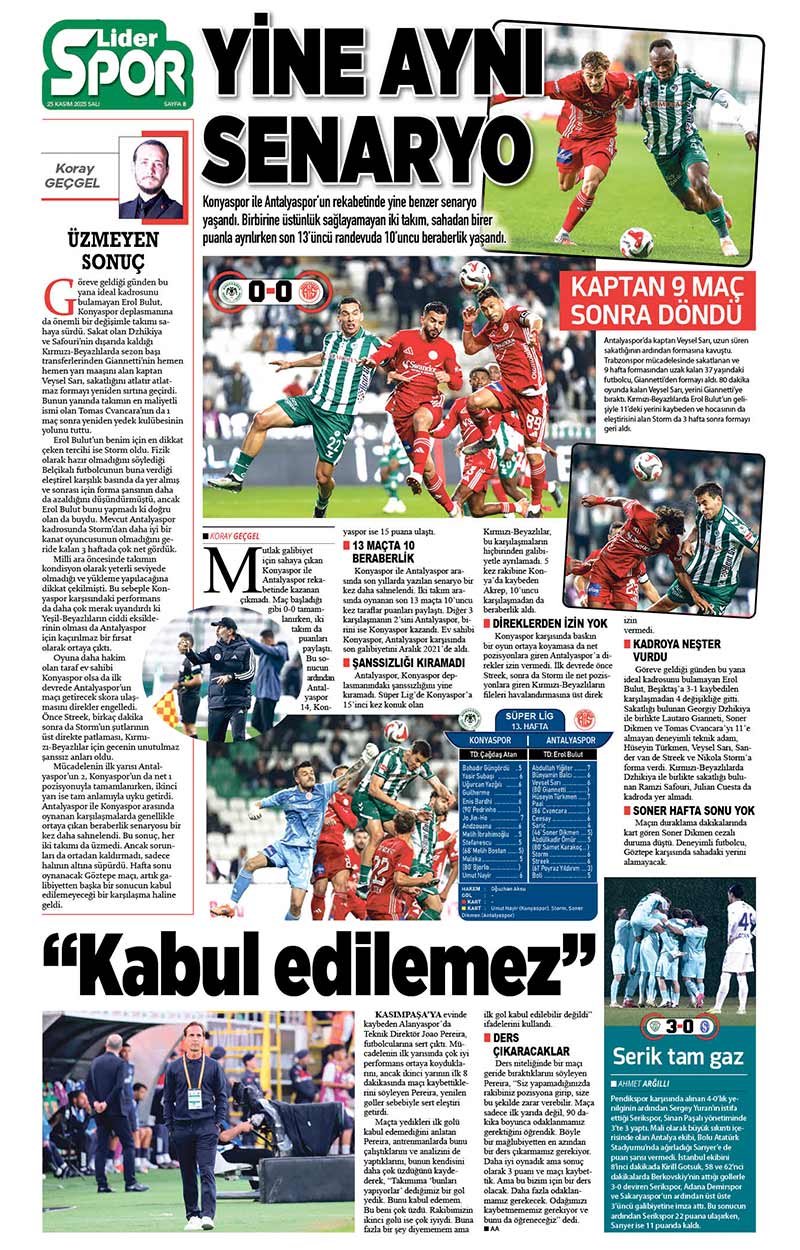 25 K A S I M 2025 L İ D E R G A Z E T E A N T A L Y A 8