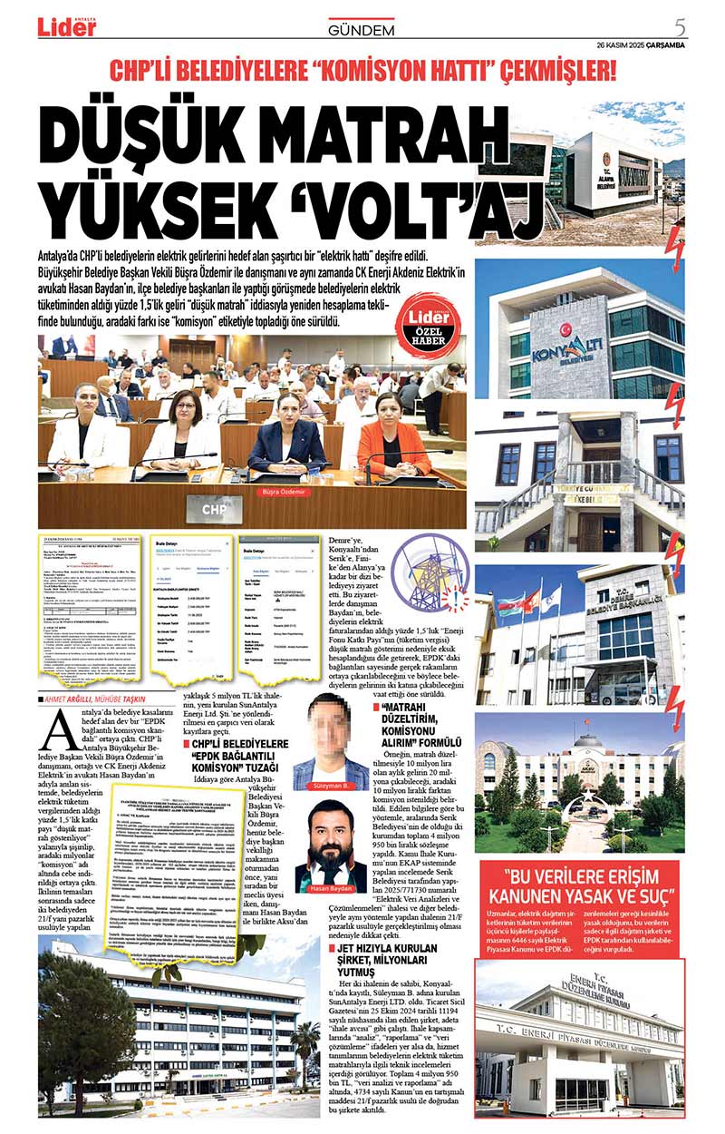 26 K A S I M 2025 L İ D E R G A Z E T E A N T A L Y A 5