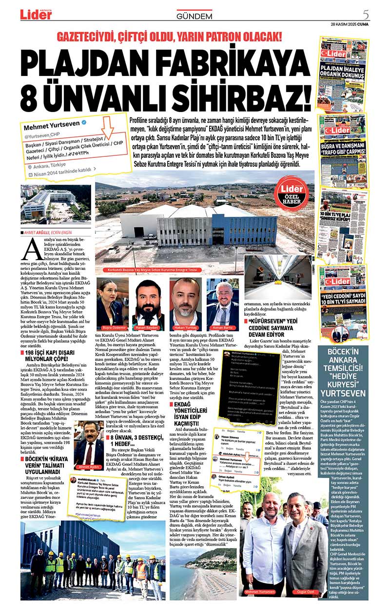 28 K A S I M 2025 L İ D E R G A Z E T E A N T A L Y A 5