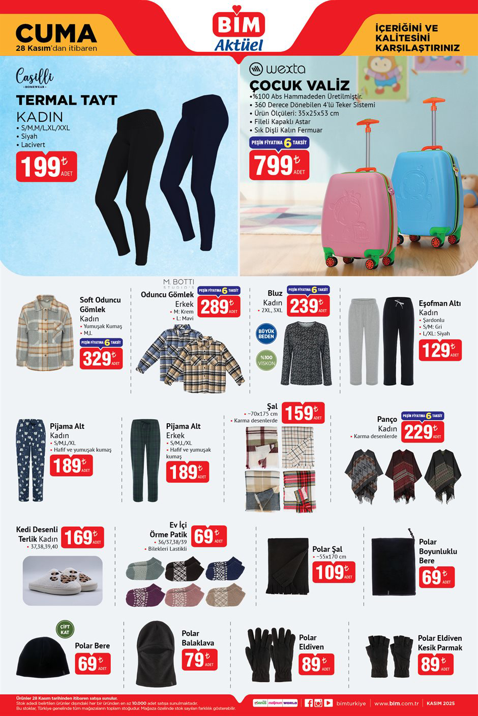 28 Kasım 2 Aralık 2025 B İ M Aktüel Ürünler Kataloğu Bu Hafta B İ M’de Hangi Ürünler Indirimde 5