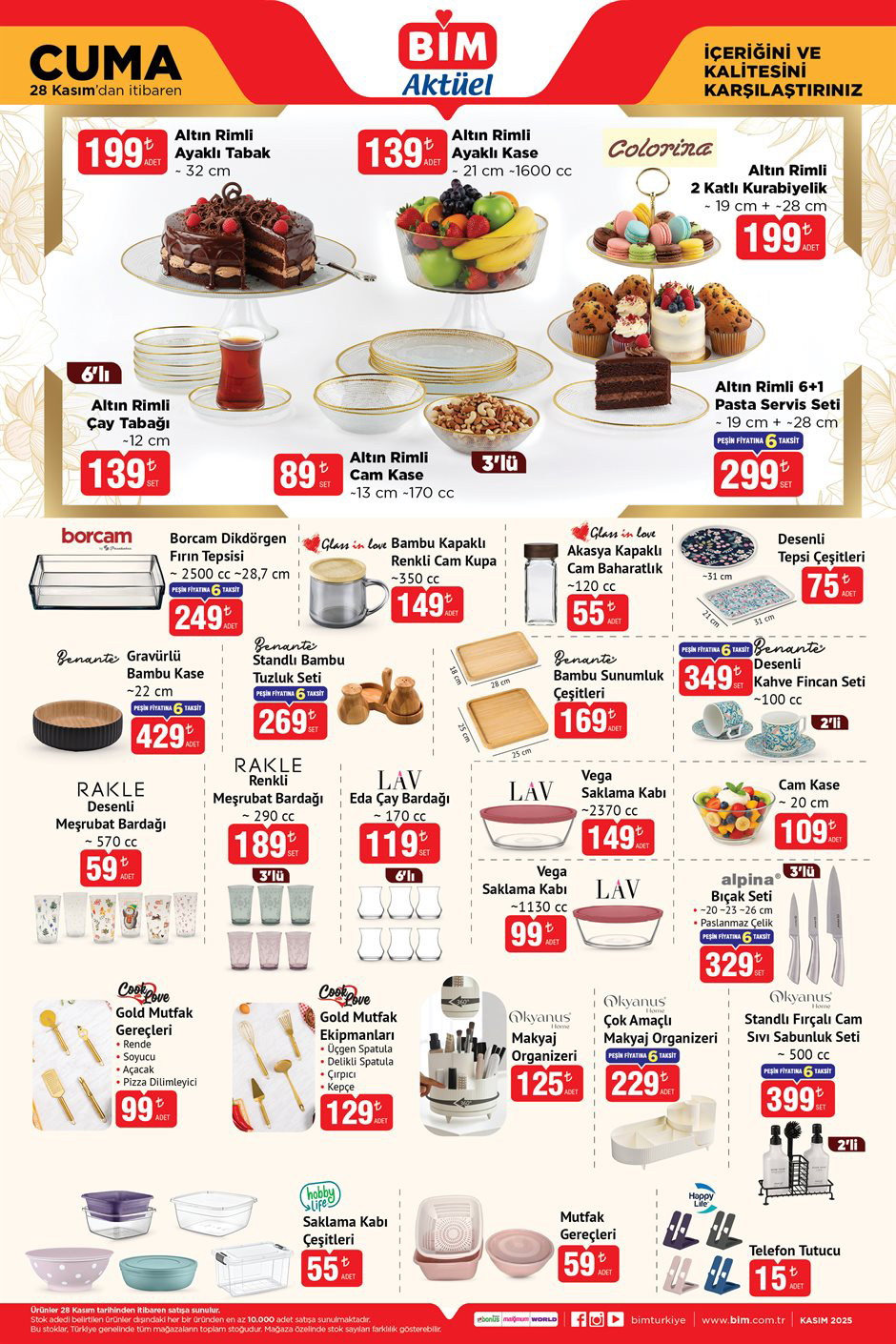 28 Kasım 2 Aralık 2025 B İ M Aktüel Ürünler Kataloğu Bu Hafta B İ M’de Hangi Ürünler Indirimde 6