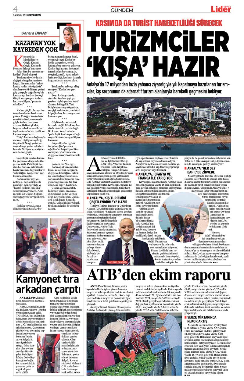 3 K A S I M 2025 L İ D E R G A Z E T E A N T A L Y A 4