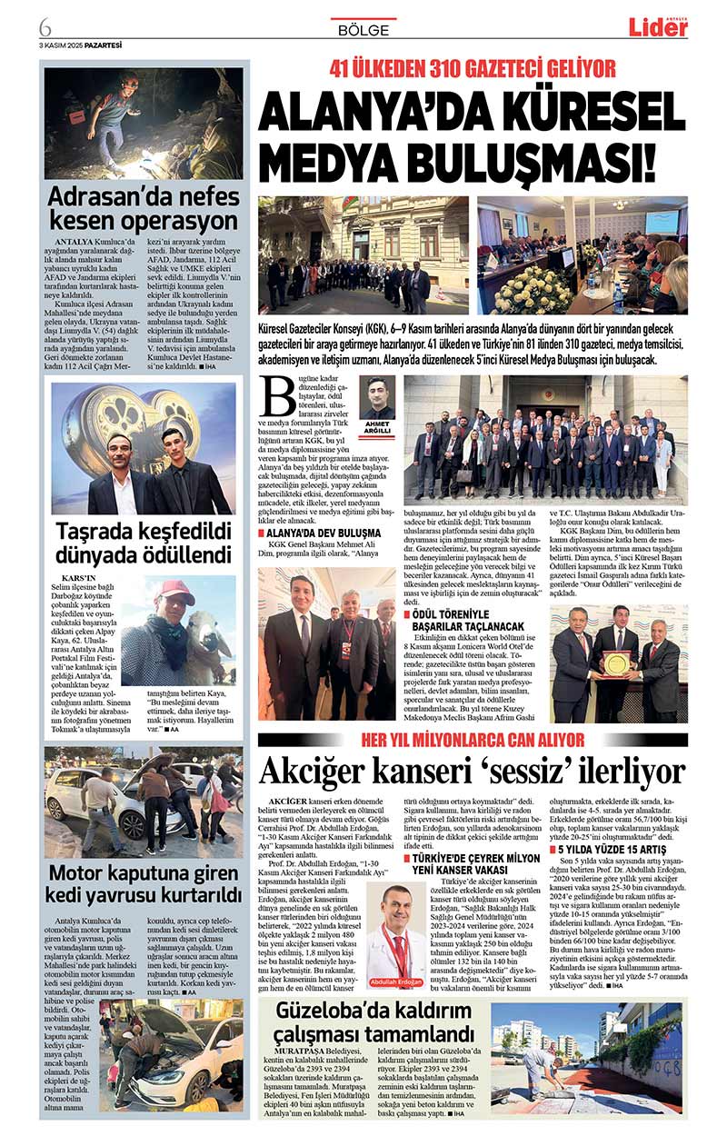 3 K A S I M 2025 L İ D E R G A Z E T E A N T A L Y A 6