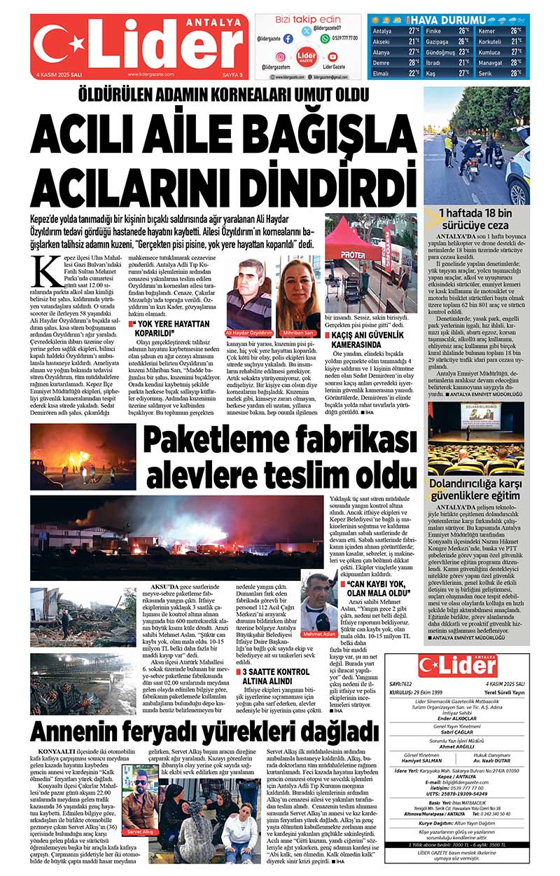 4 K A S I M 2025 L İ D E R G A Z E T E A N T A L Y A 3