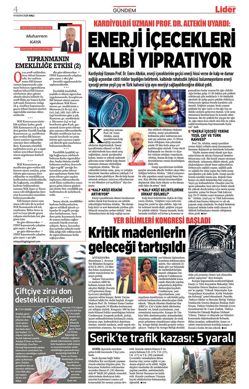 4 K A S I M 2025 L İ D E R G A Z E T E A N T A L Y A 4