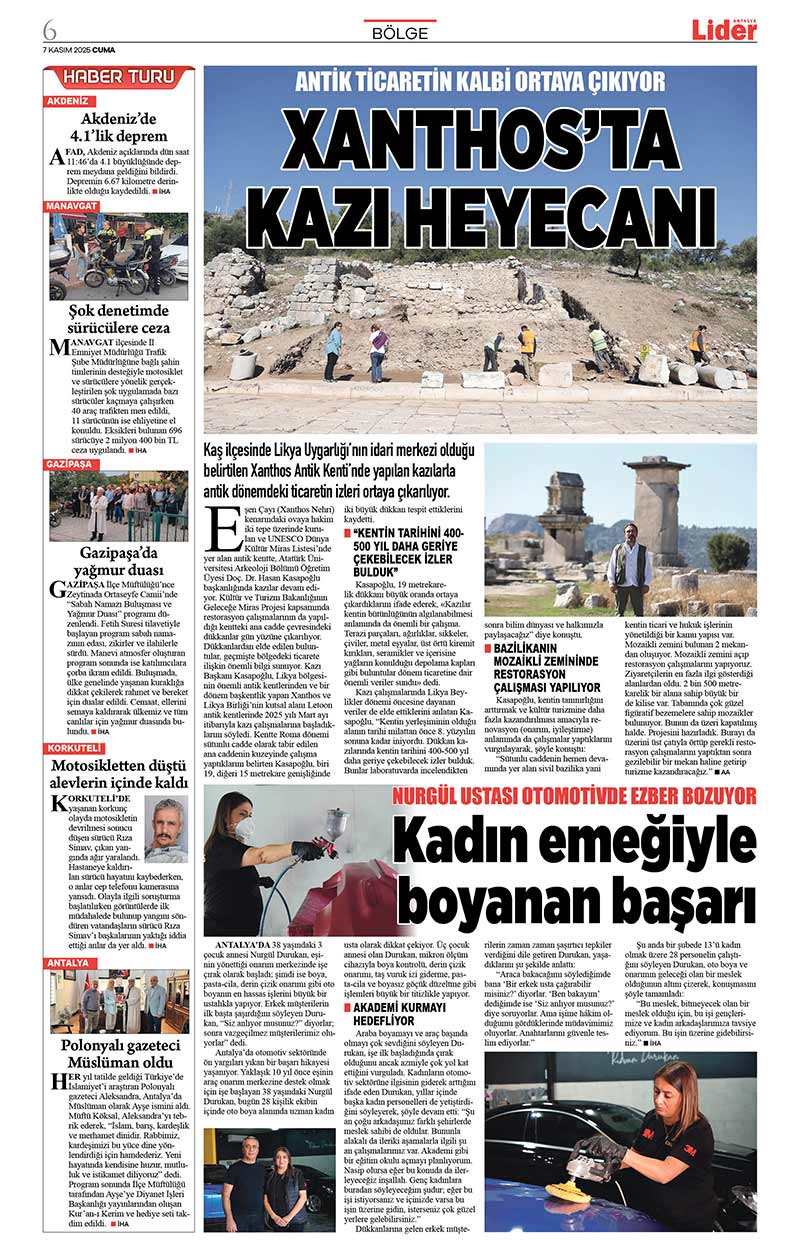 7 K A S I M 2025 L İ D E R G A Z E T E A N T A L Y A 6