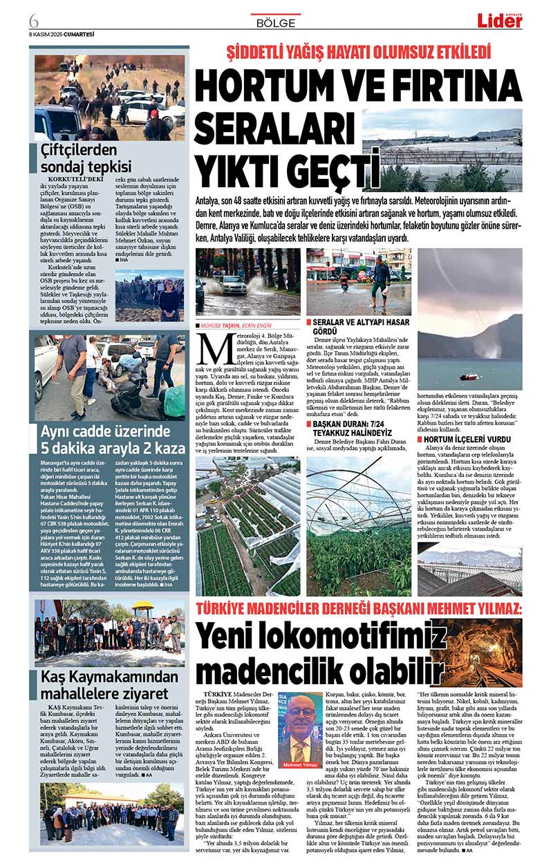 8 K A S I M 2025 L İ D E R G A Z E T E A N T A L Y A 6