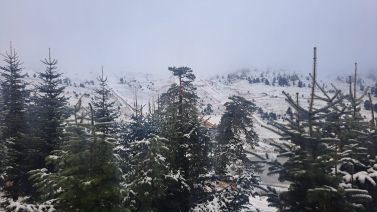 Bolu'da Kar Yağışı1