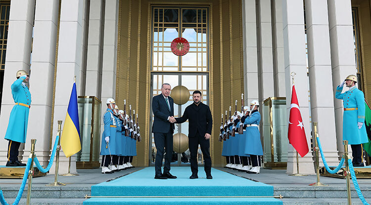 Cumhurbaşkanı Erdoğan Ile Zelenski Arasındaki Görüşme Başladı