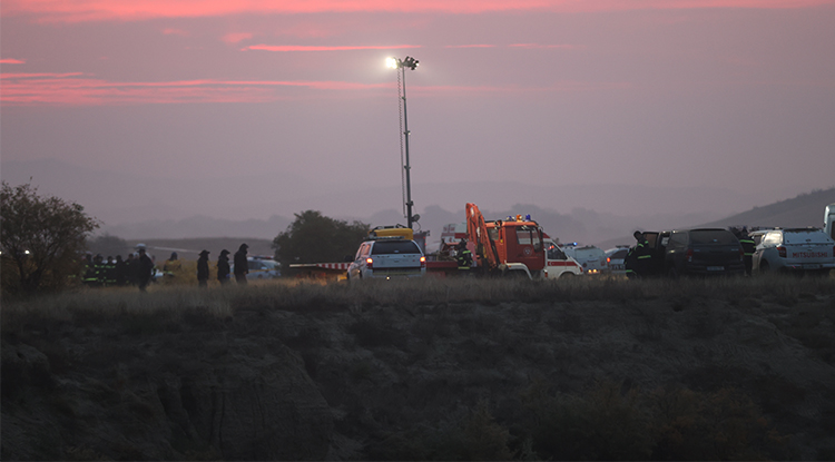 Düşen Askeri Kargo Uçağının Enkazında Incelemelere Başlandı 1
