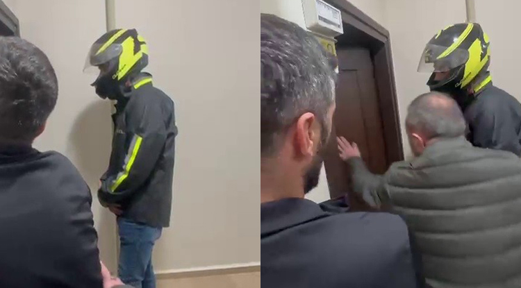 Filmleri Aratmayan Olay Kurye Kılığına Giren Polis, Firari Şahsı Yakaladı 1