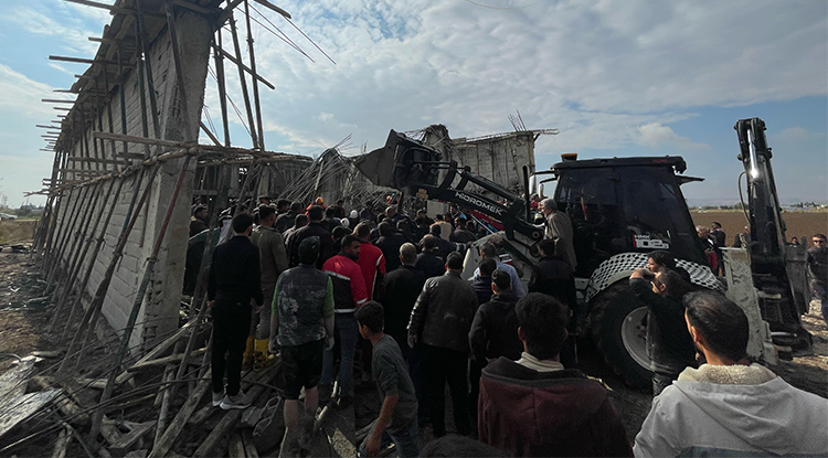 Şanlıurfa’da Tek Katlı Bir Inşaatta Çökme Meydana Geldi 2 Ağır Yaralı 1