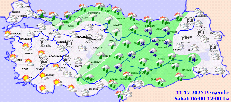 11 Aralık Hava Nasıl Olacak