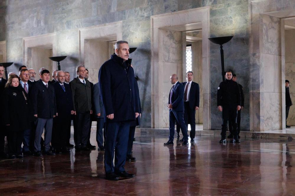 Bakan Fidan Anıtkabir Ziyaret