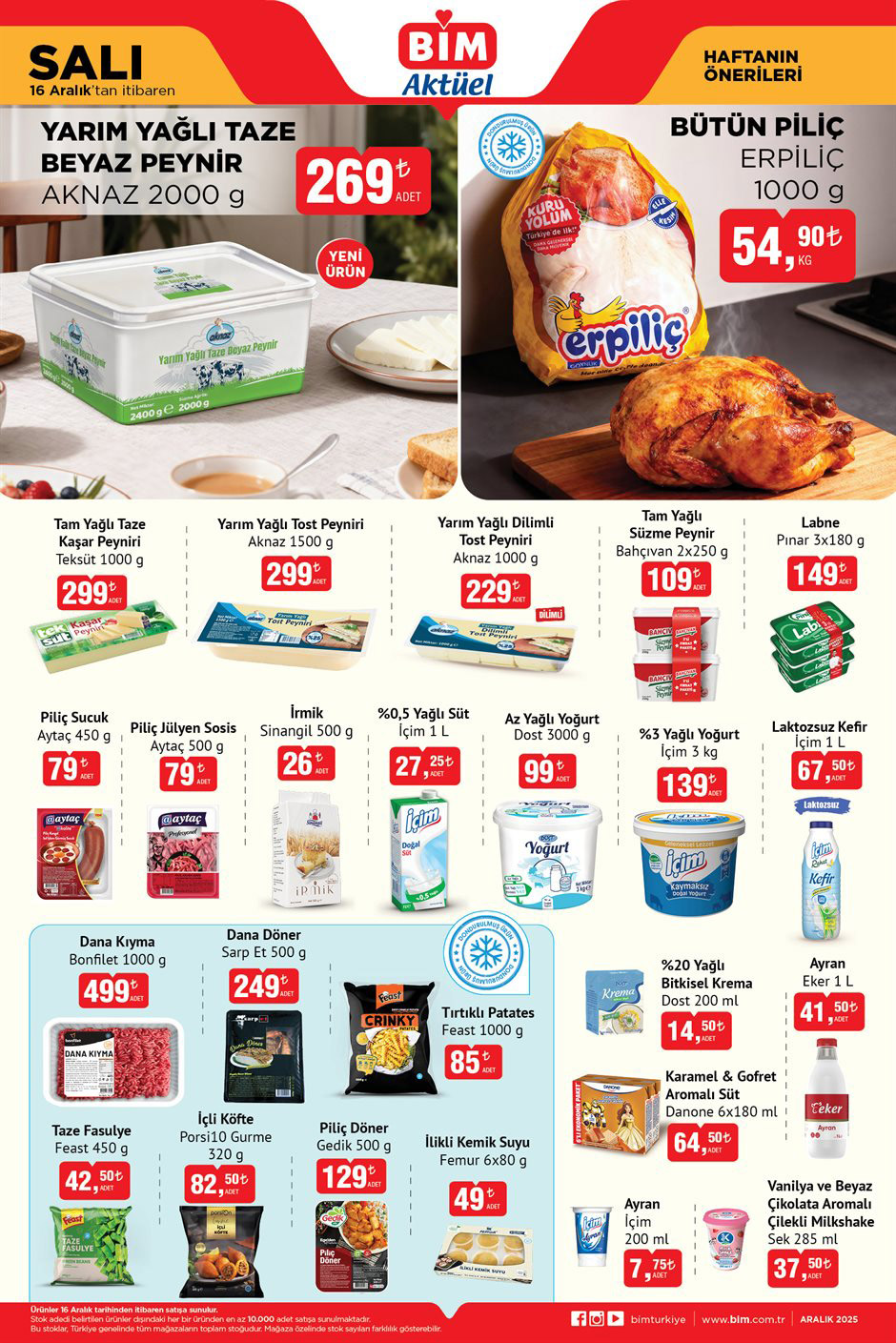 Bim Aktüel Ürünler