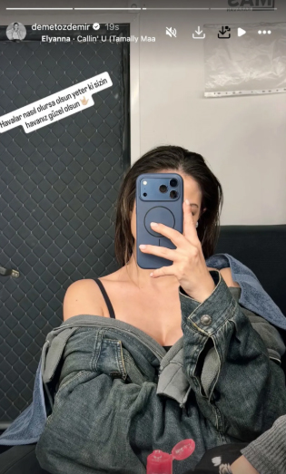 Demet Özdemir’den Yeni Paylaşım “ Havanız Güzel Olsun” Pozu Beğeni Topladı