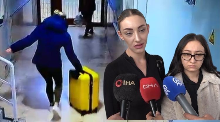 Firar Planı Bozuldu! Güllü’nün Kızı Tuğyan Ülkem Gülter'in Valizle Kaçış Anları Kamerada