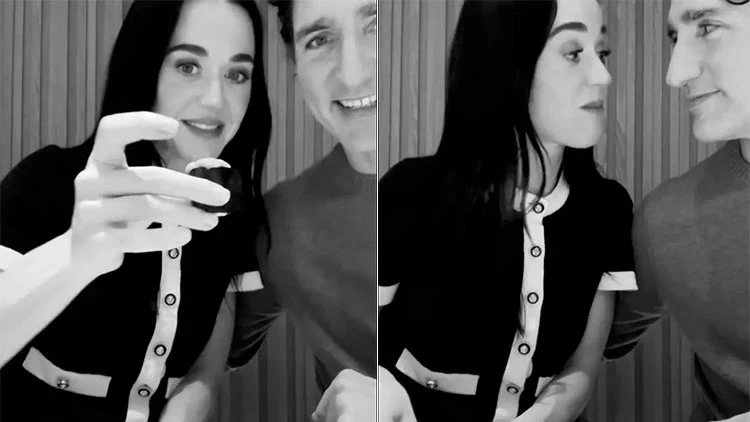 Katy Perry Ve Justin Trudeau'dan Ilk Paylaşım2