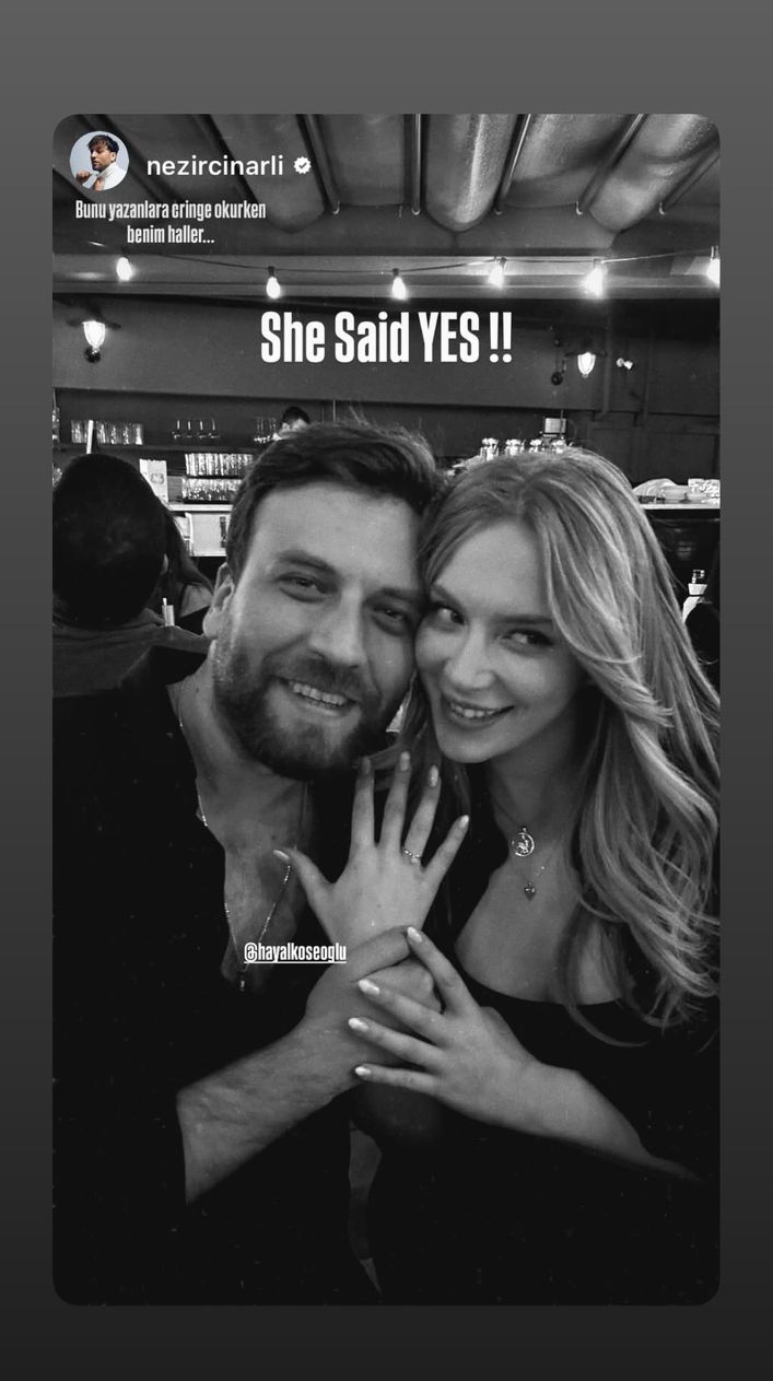 Oyuncu Hayal Köseoğlu Evleniyor