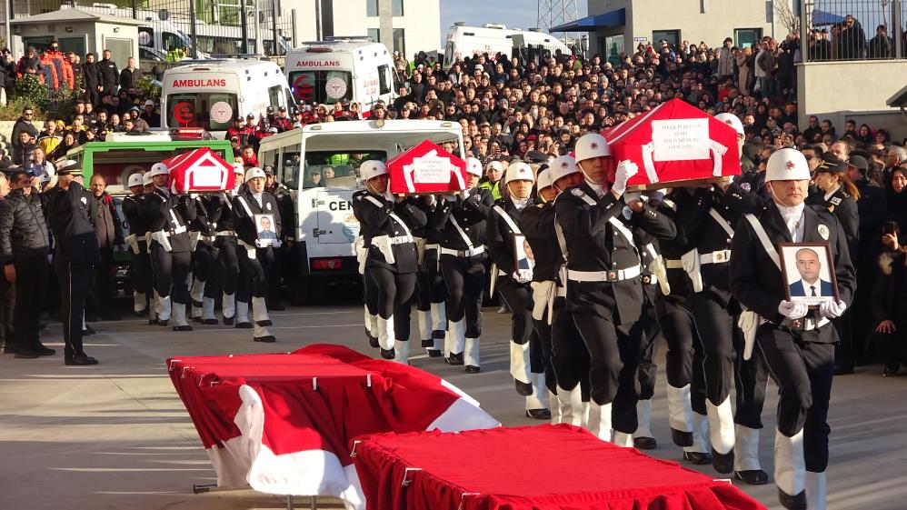 Şehit Polislerimiz Için Yalova'da Veda Töreni Düzenlendi2