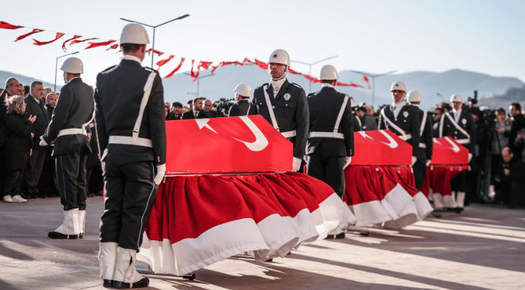 Şehit Polislerimiz Için Yalova'da Veda Töreni Düzenlendi7