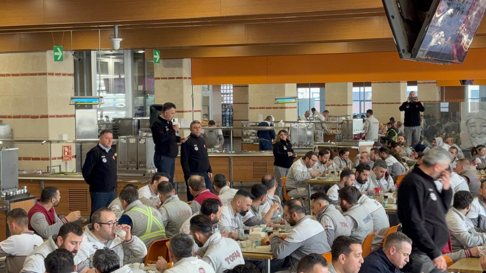 Tofaş Yemekhane Eylem (2)