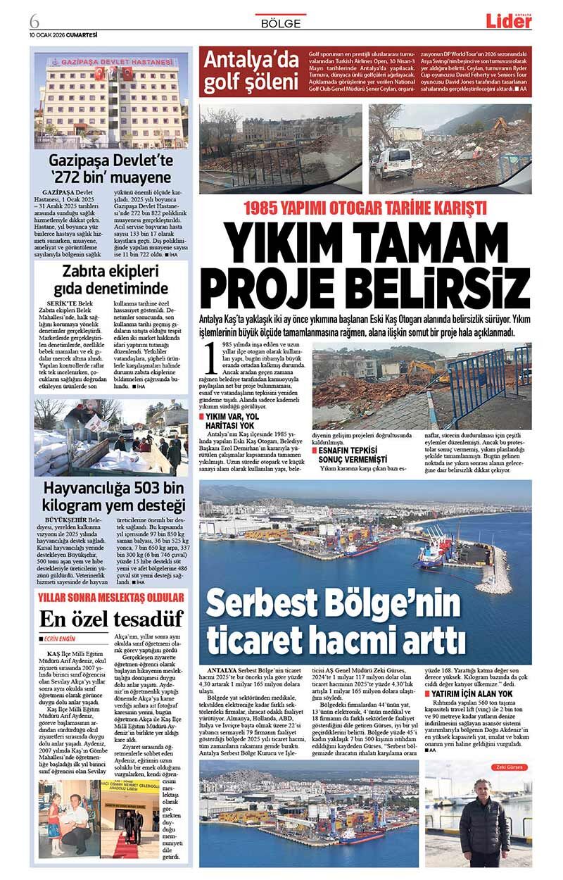 10 O C A K 2026 L İ D E R G A Z E T E A N T A L Y A 6