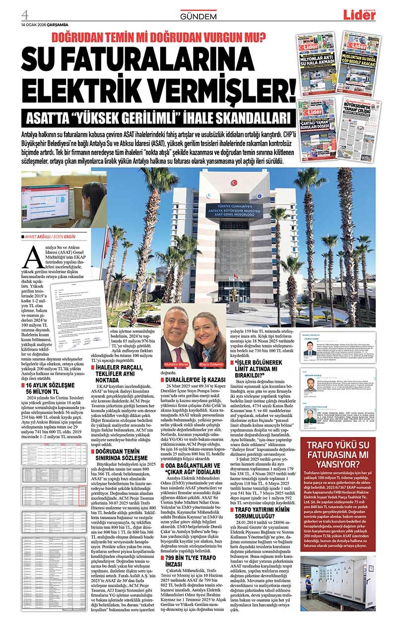 14 O C A K 2026 L İ D E R G A Z E T E A N T A L Y A 4