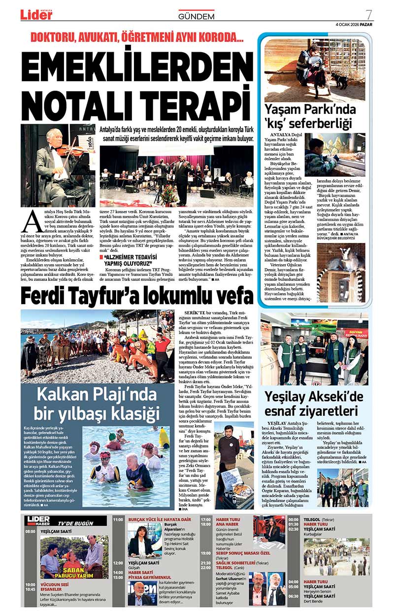 4 O C A K 2026 L İ D E R G A Z E T E A N T A L Y A 7