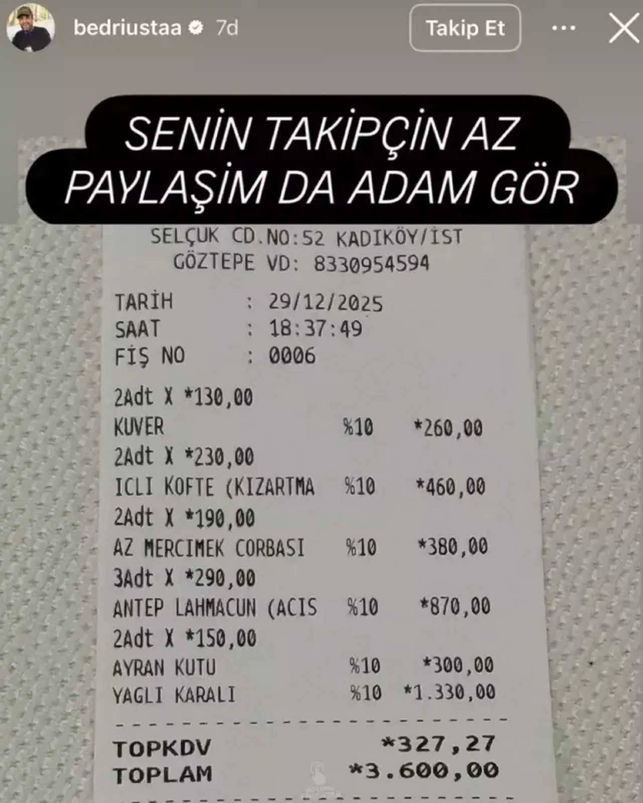 Bedri Usta Paylaşım