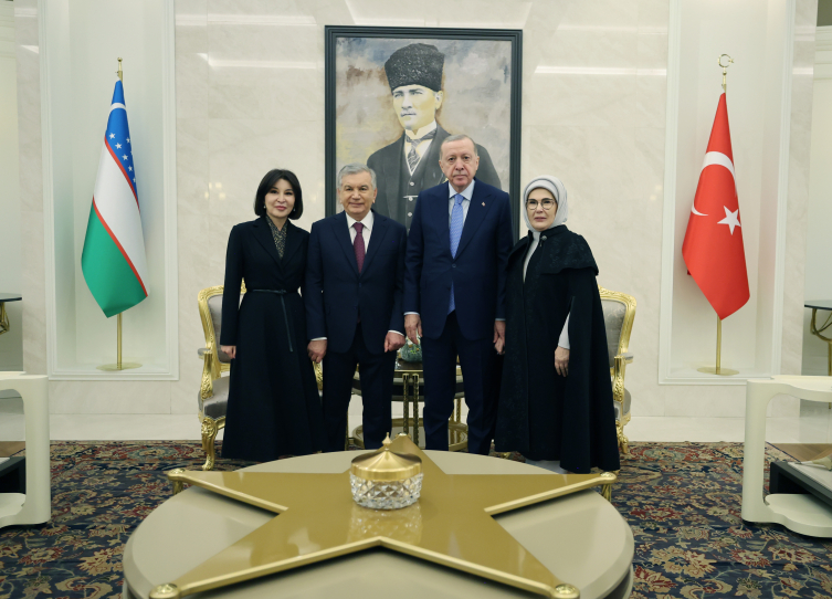 Özbekistan Cumhurbaşkanı Mirziyoyev Ankara'da2