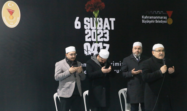 Kahramanmaraş'ta Depremlerde Hayatını Kaybedenler Anıldı1