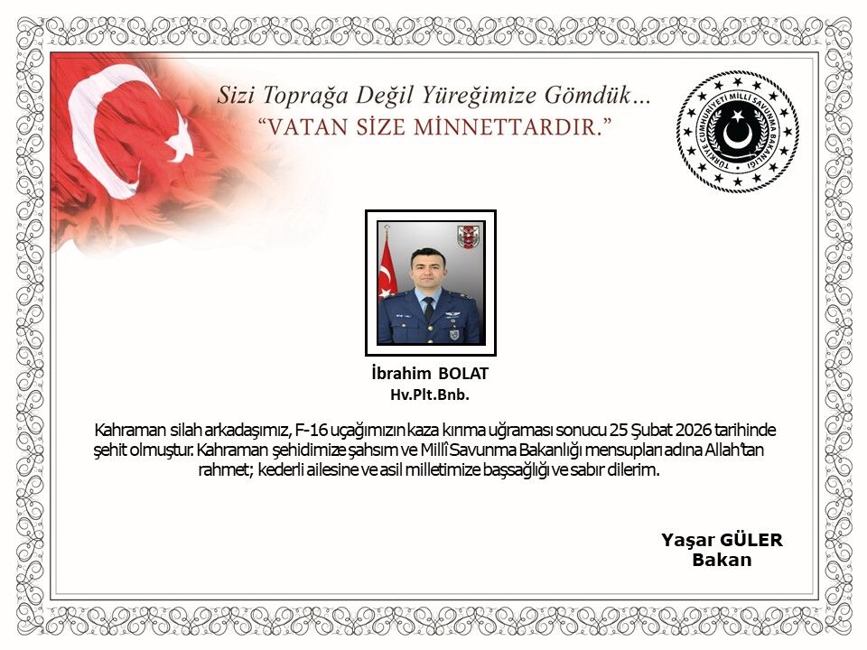 Şehit Hava Pilot Binbaşı İbrahim Bolat