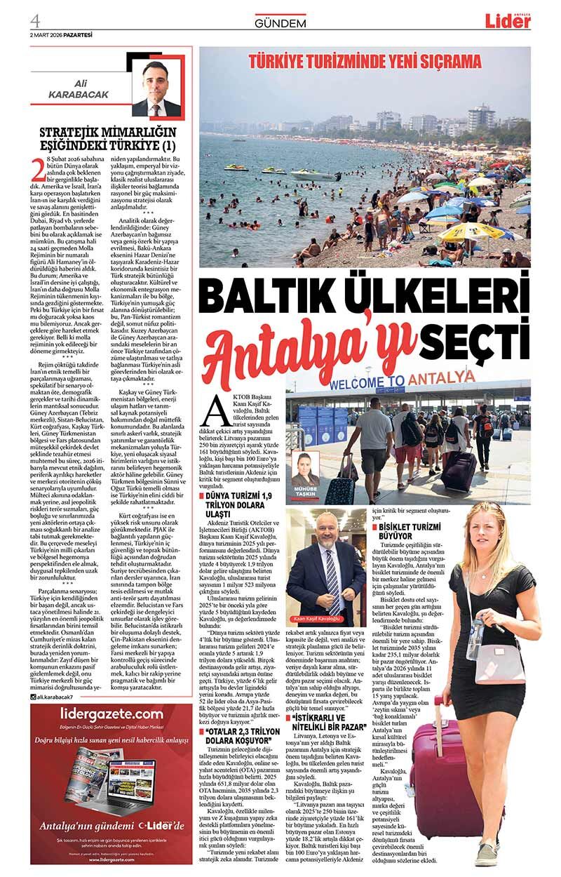 2 M A R T 2026 L İ D E R G A Z E T E A N T A L Y A 4