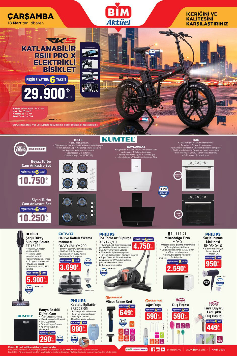 Bim Aktüel Ürünler 18 Mart