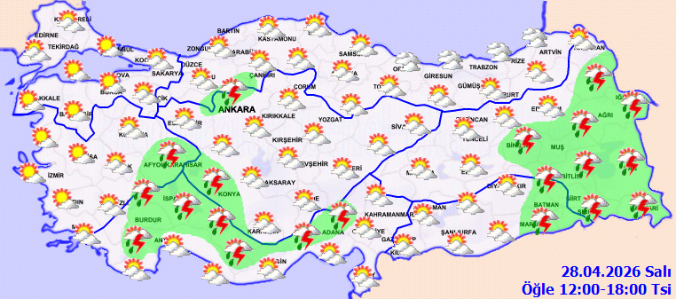 28 Nisan Hava Durumu-1