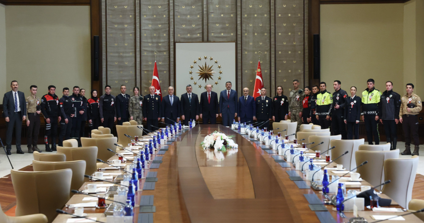 Cumhurbaşkanı Erdoğan, Bakan Çiftçi Ve Heyetini Kabul Etti2