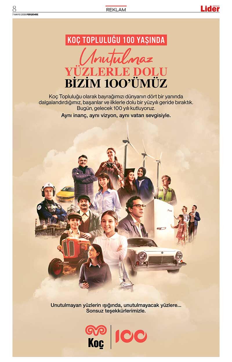 7 M A Y I S 2026 L İ D E R G A Z E T E A N T A L Y A 8
