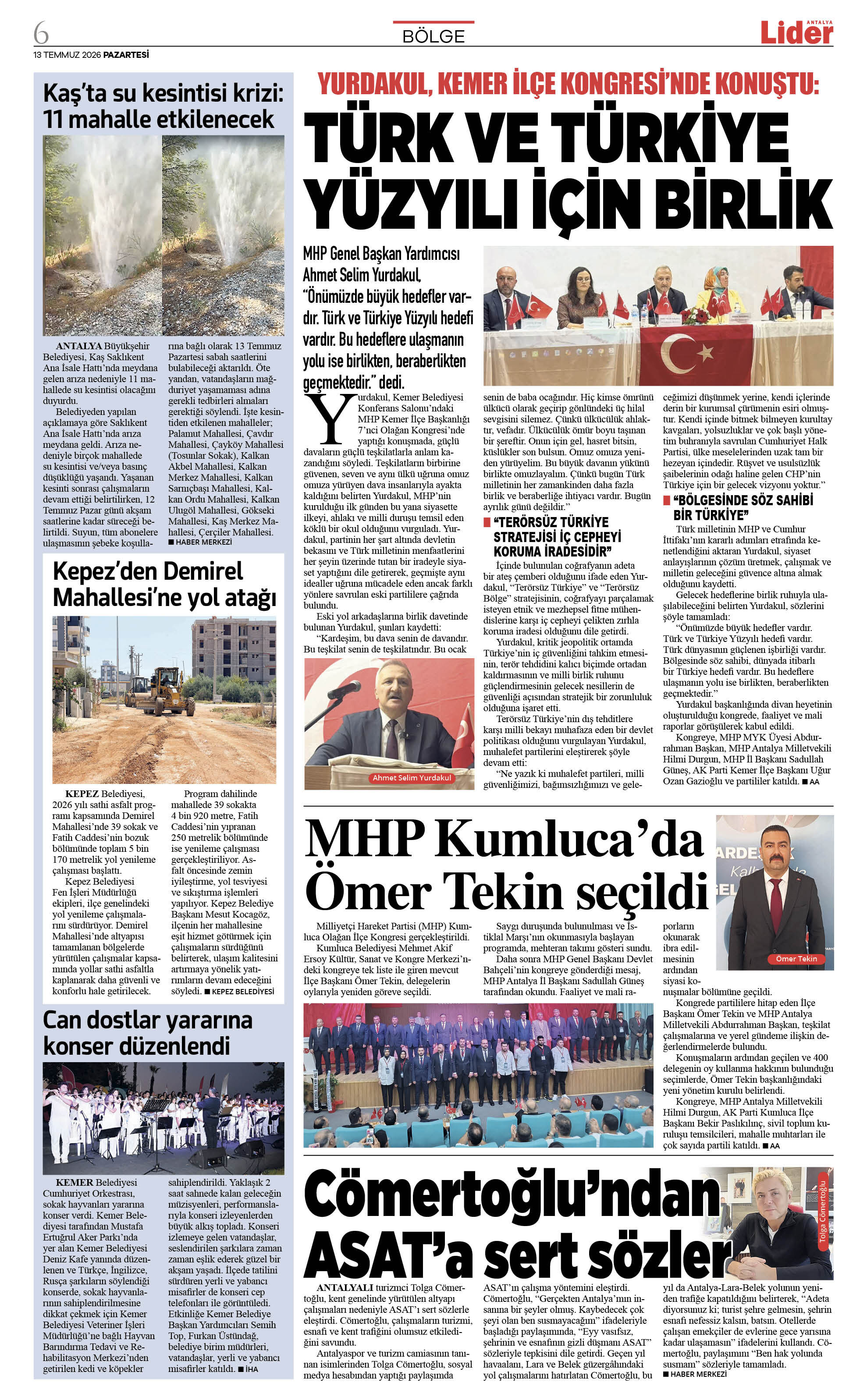 13 Temmuz 2026 06